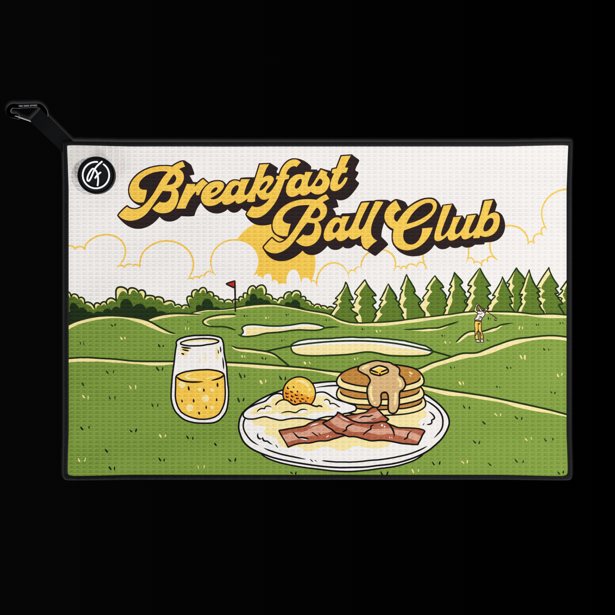 Breakfast Ball Magnetic Golf Towel