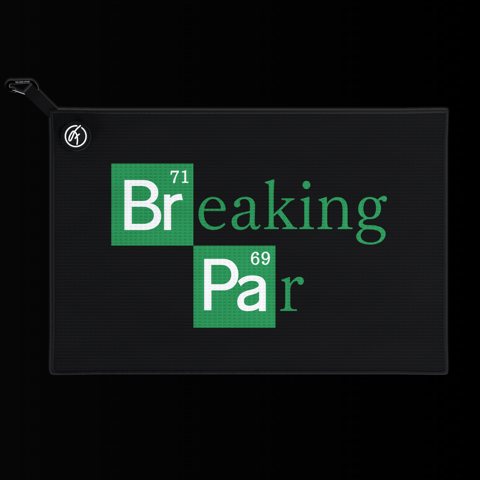 BREAKING PAR MAGNETIC GOLF TOWEL