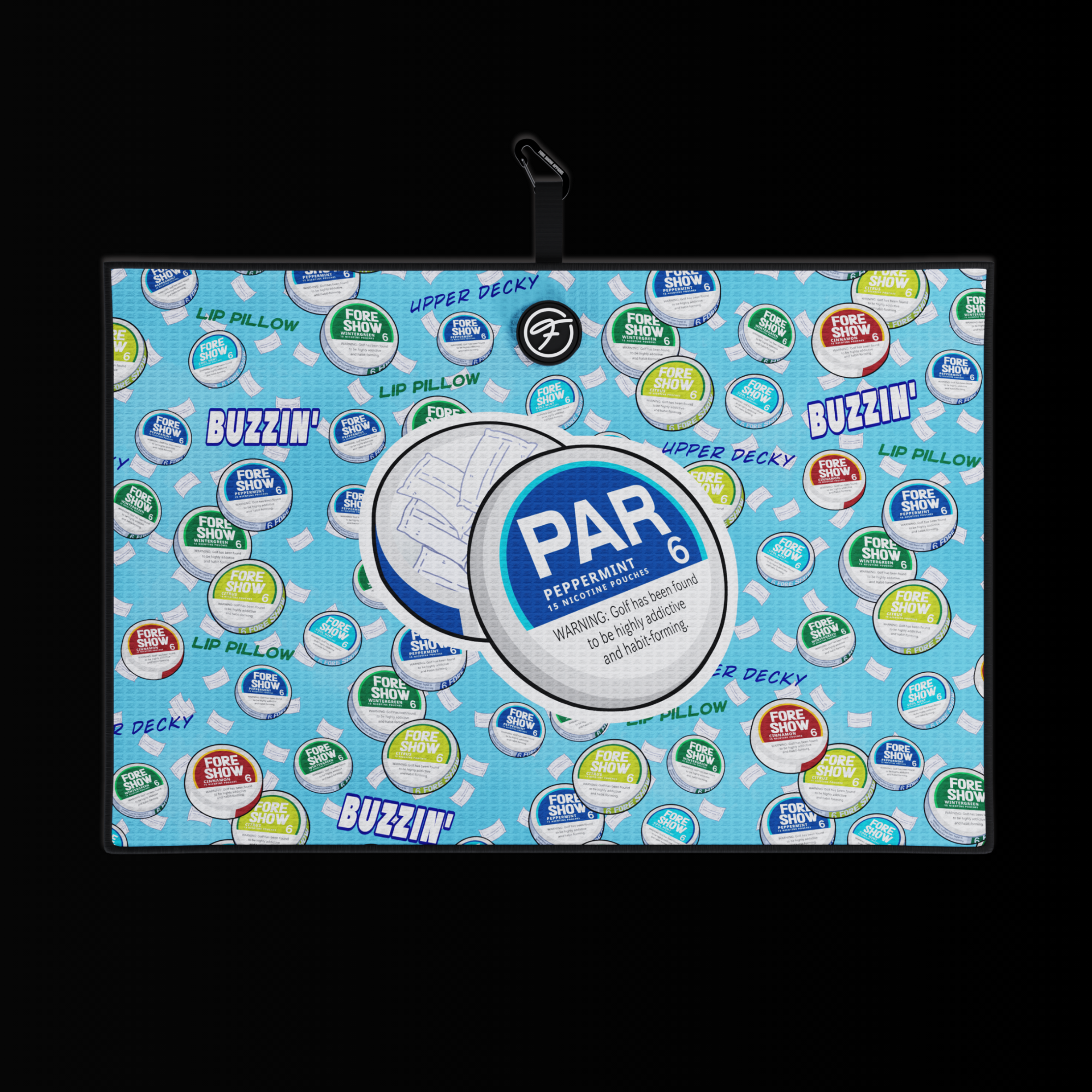 BUZZIN MAGNETIC GOLF TOWEL