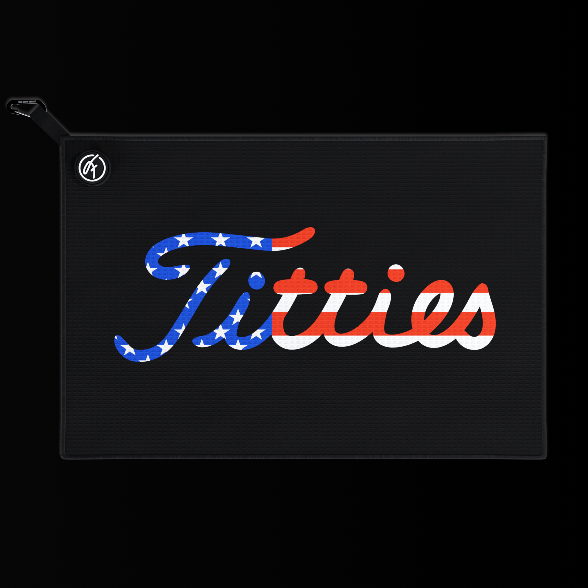 TITTIES MAGNETIC GOLF TOWEL
