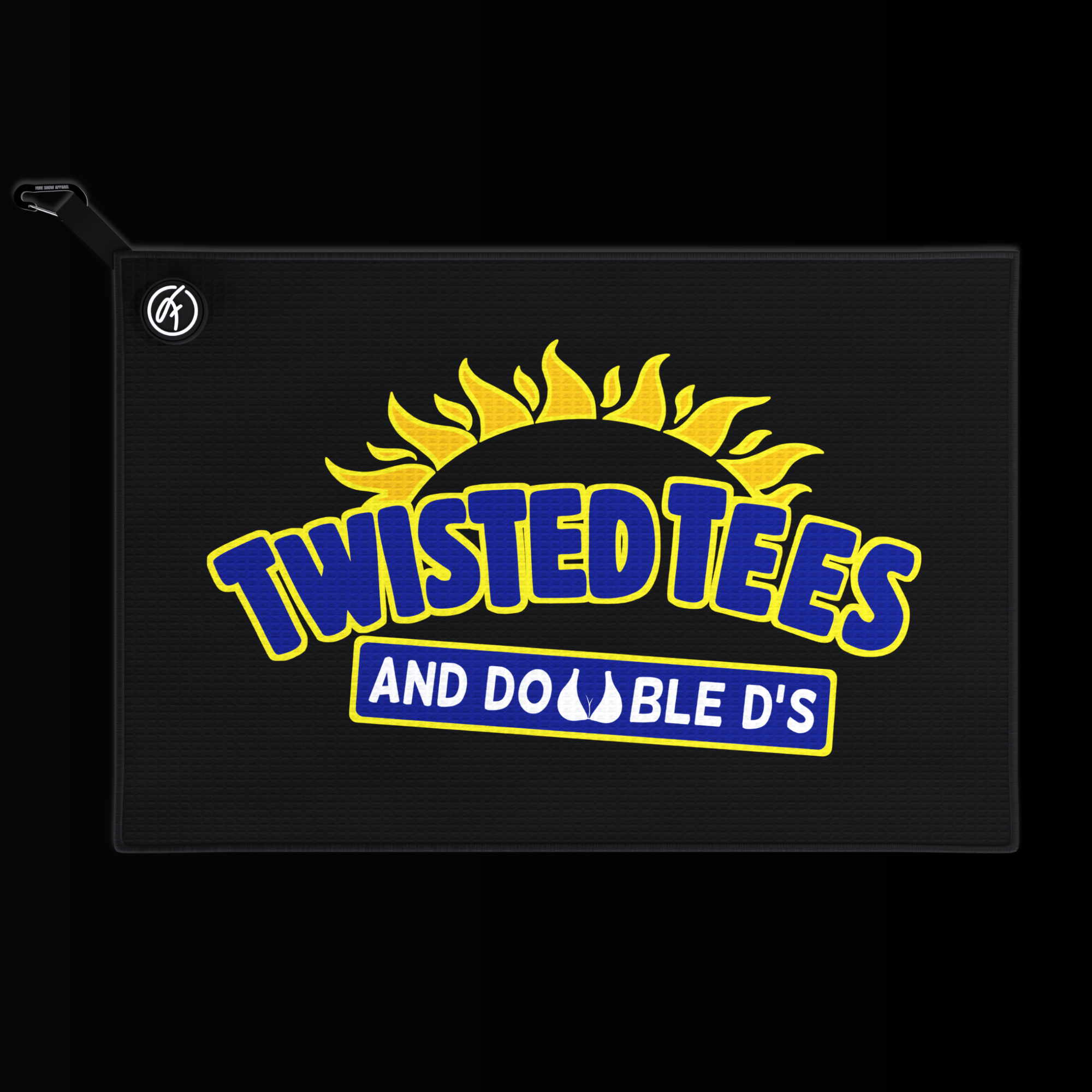 TWISTED TEES MAGNETIC GOLF TOWEL