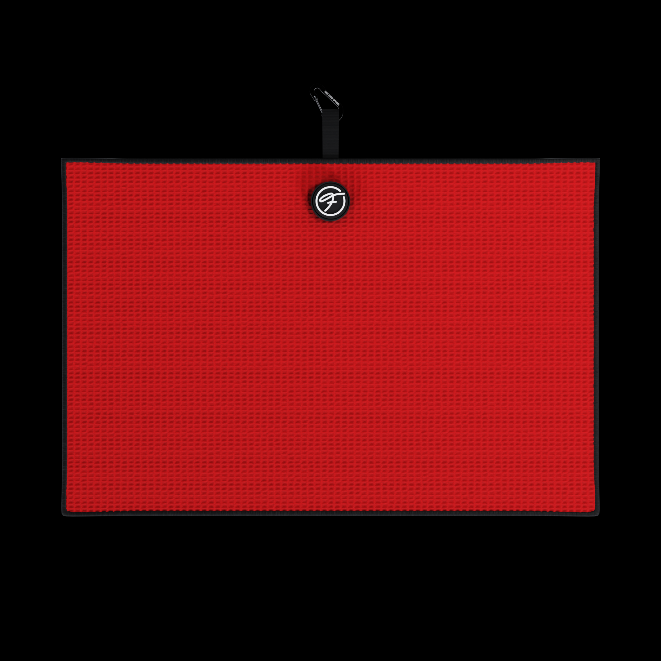RED MAGNETIC GOLF TOWEL