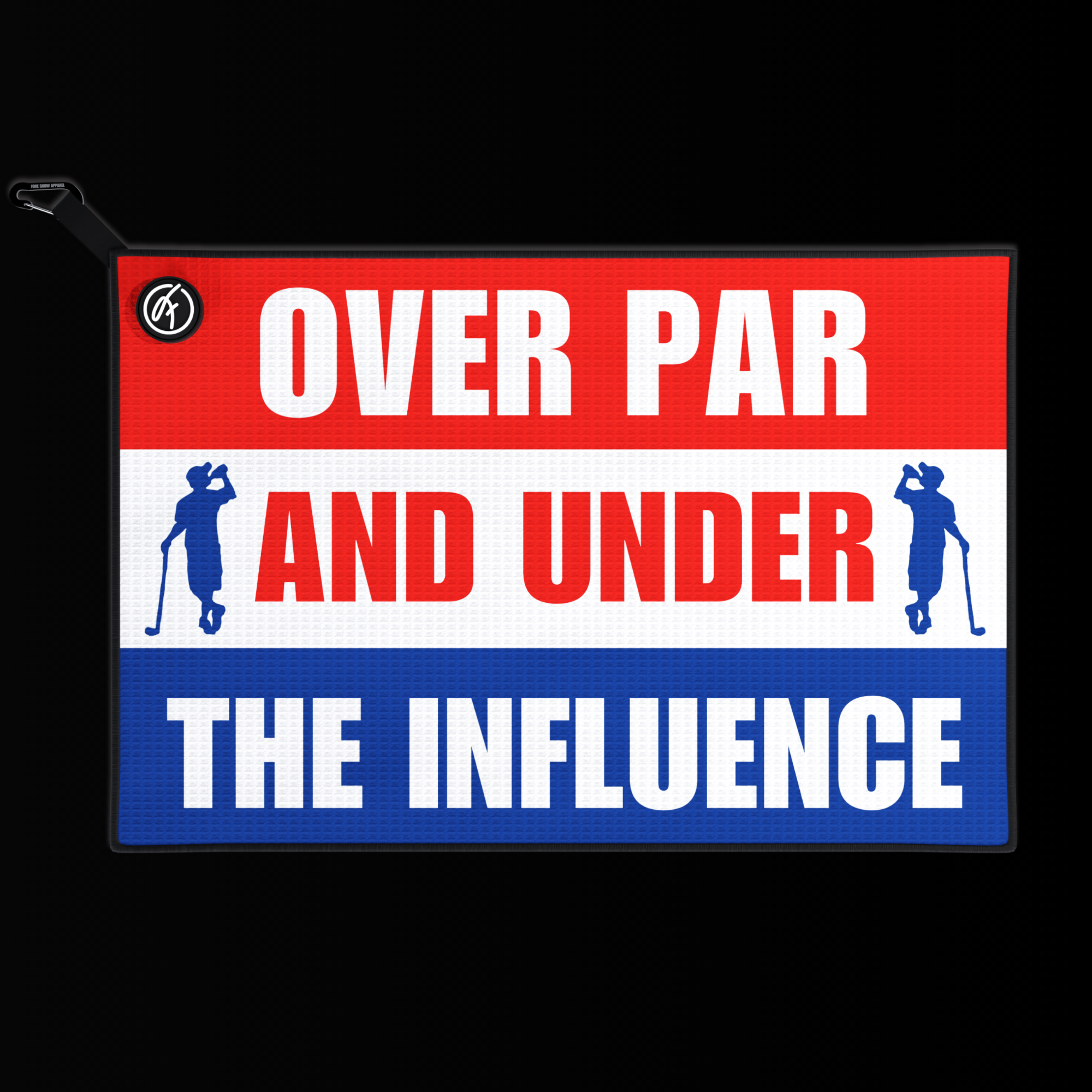 OVER PAR MAGNETIC GOLF TOWEL