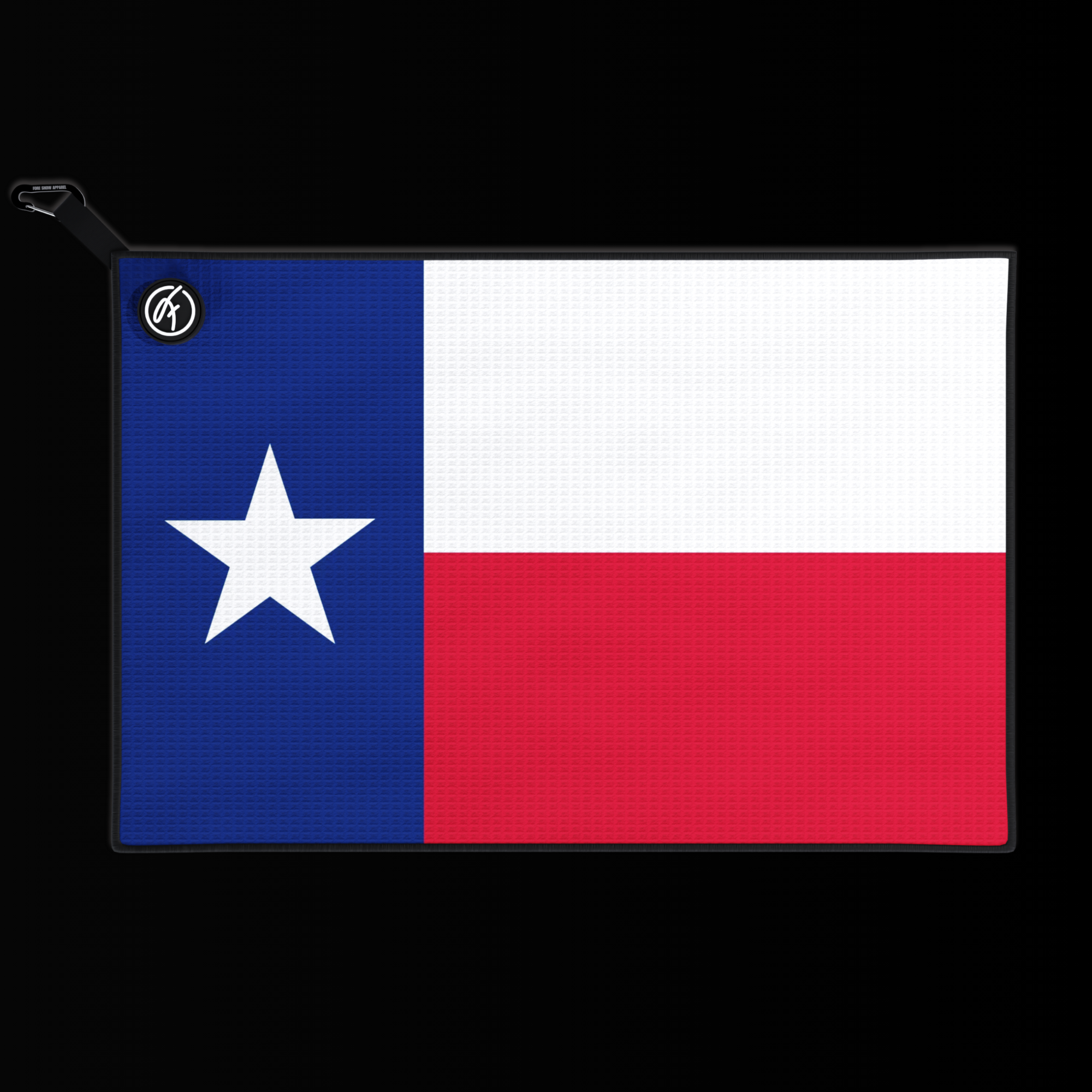 TEXAS MAGNETIC GOLF TOWEL