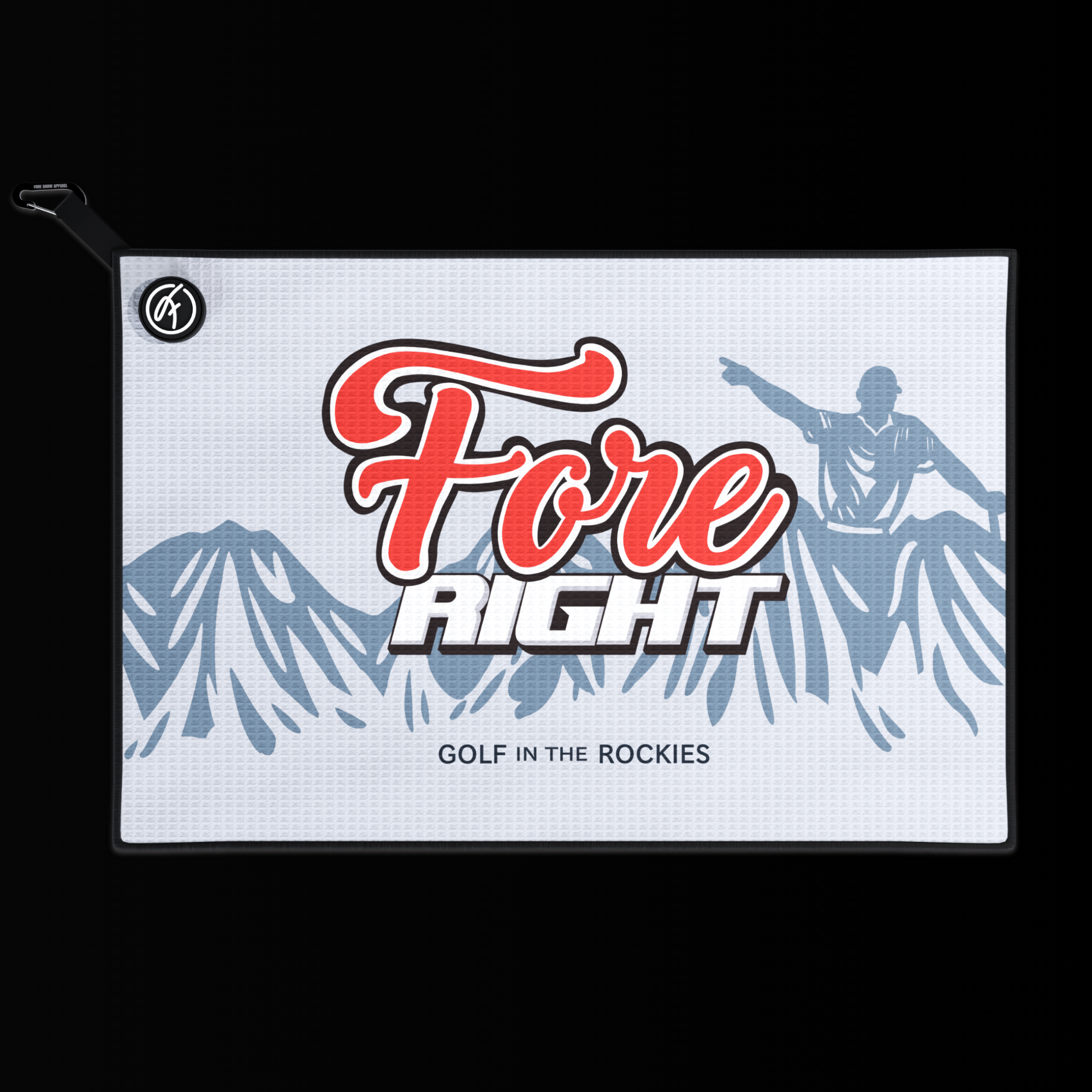 FORE RIGHT MAG GOLF TOWEL