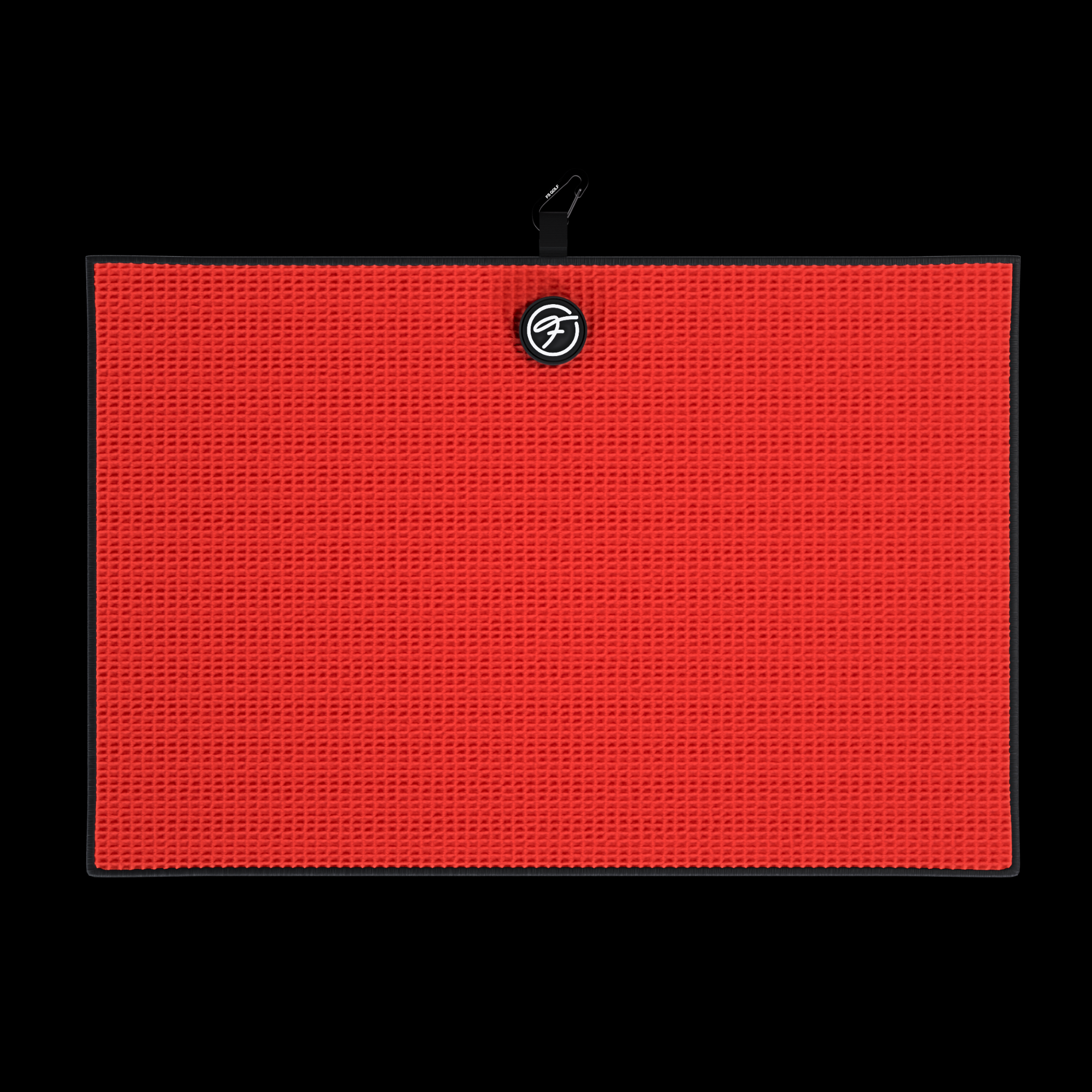 RED MAGNETIC GOLF TOWEL