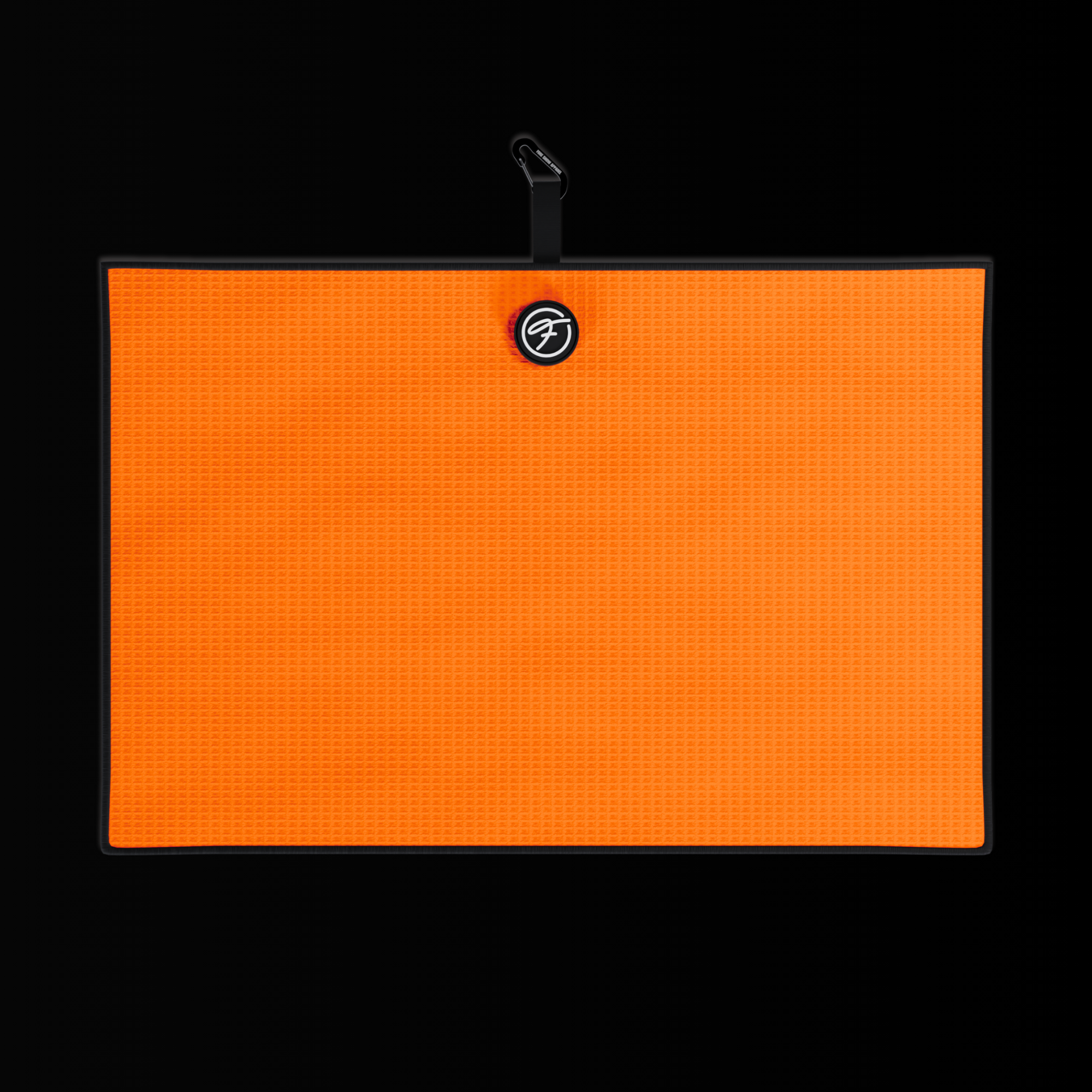 ORANGE MAGNETIC GOLF TOWEL