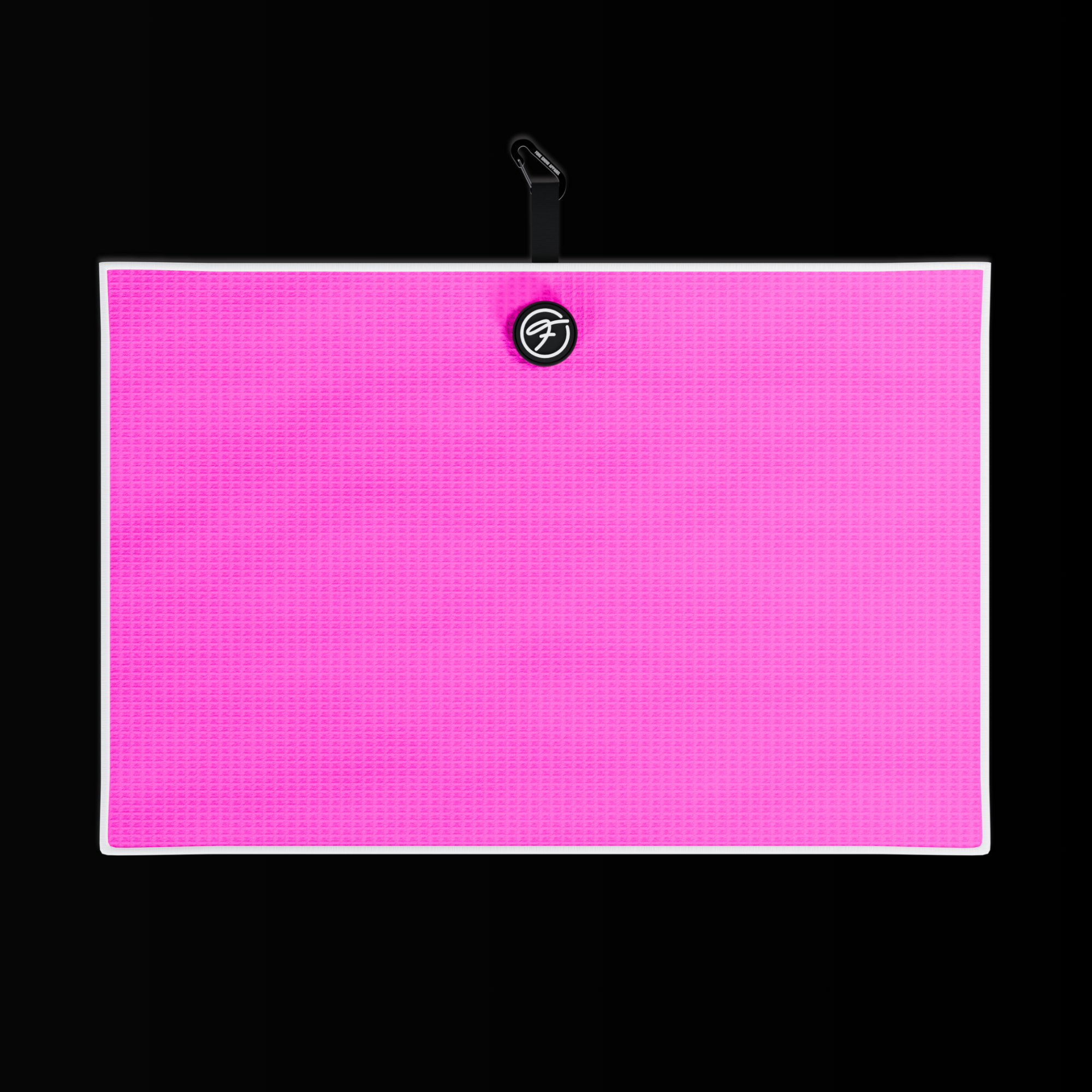 PINK MAGNETIC GOLF TOWEL