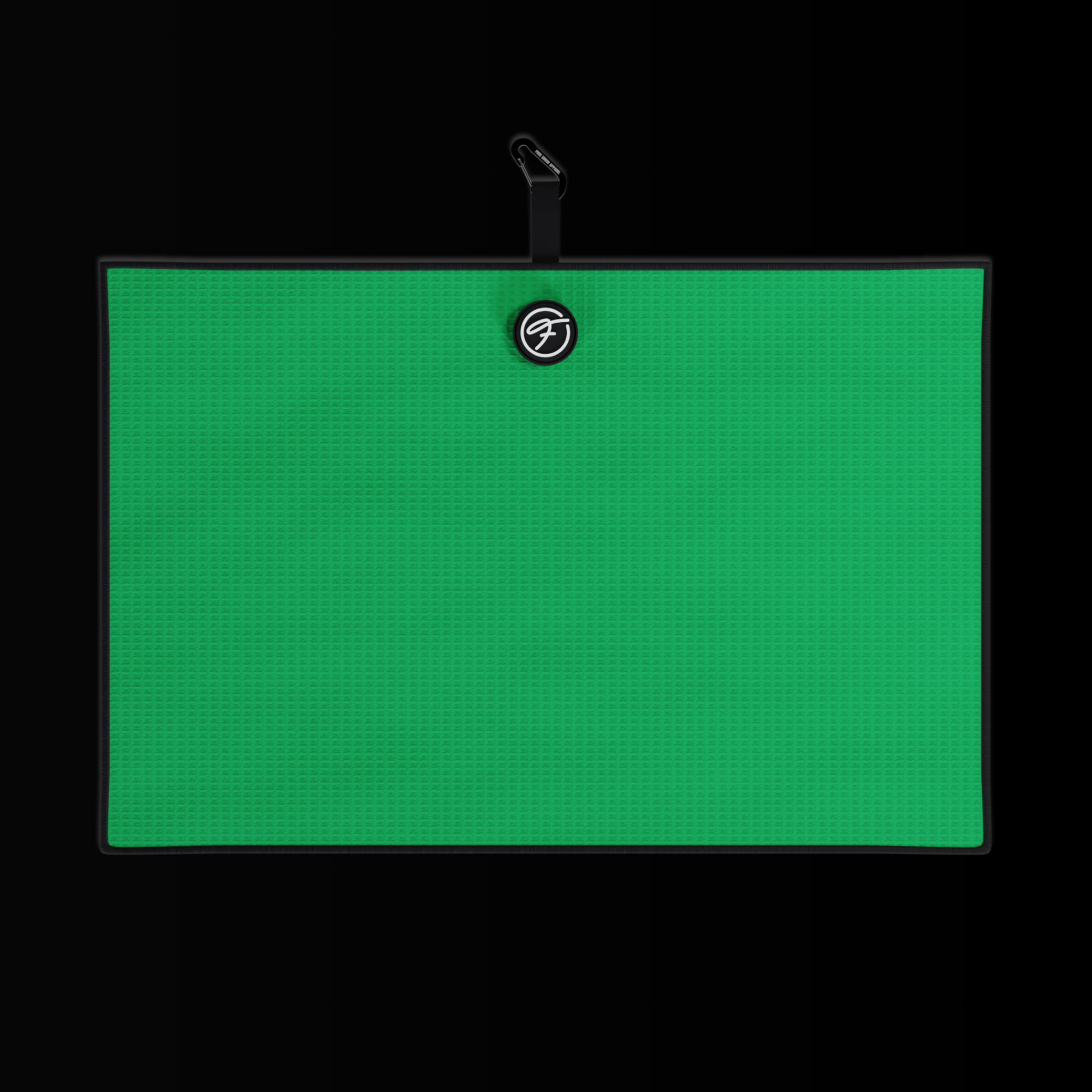 Green Magnetic Golf Towel