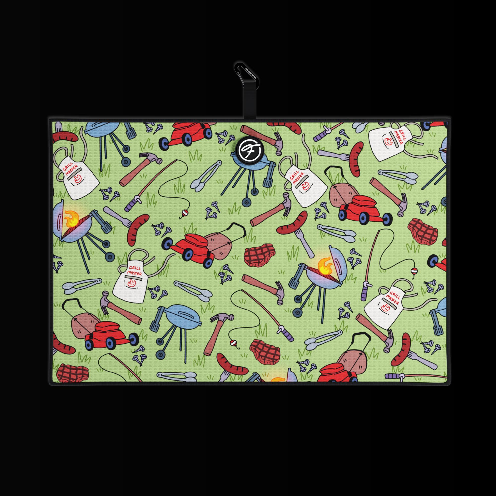 GRILL MASTER MAGNETIC GOLF TOWEL