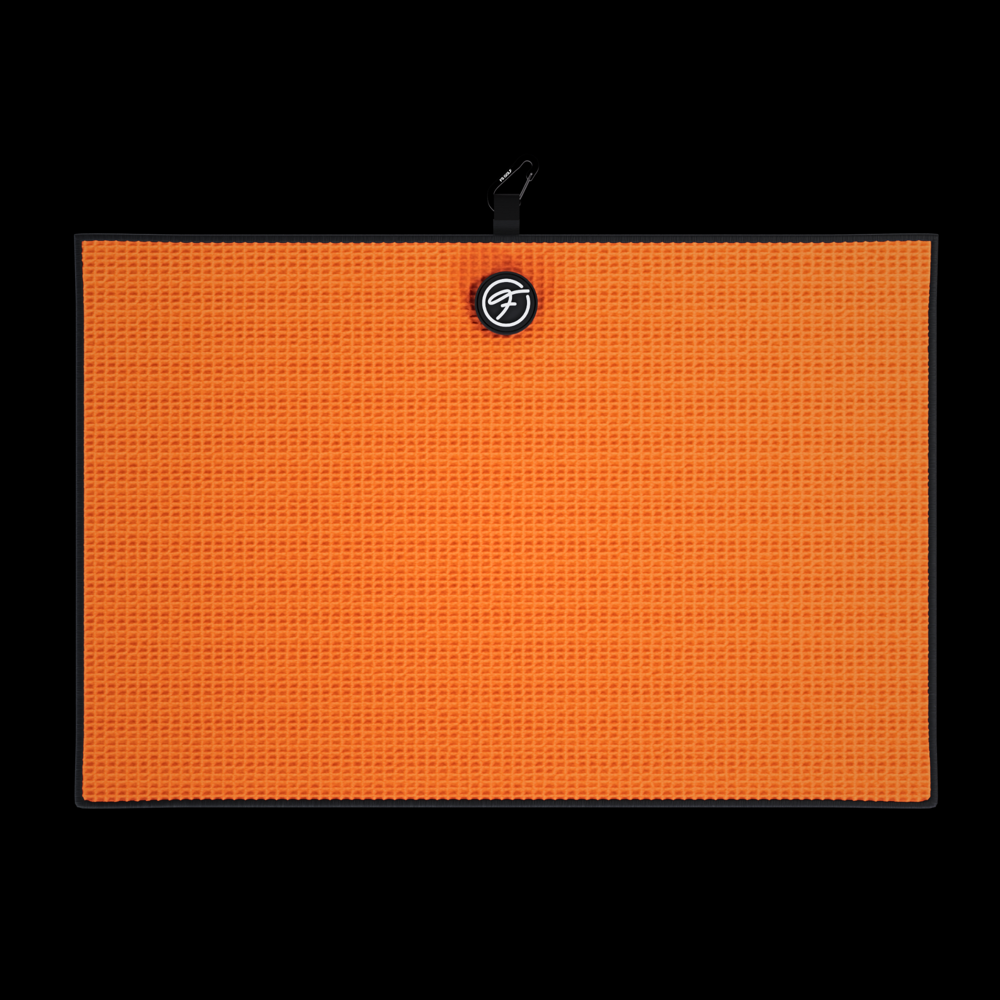 ORANGE MAGNETIC GOLF TOWEL