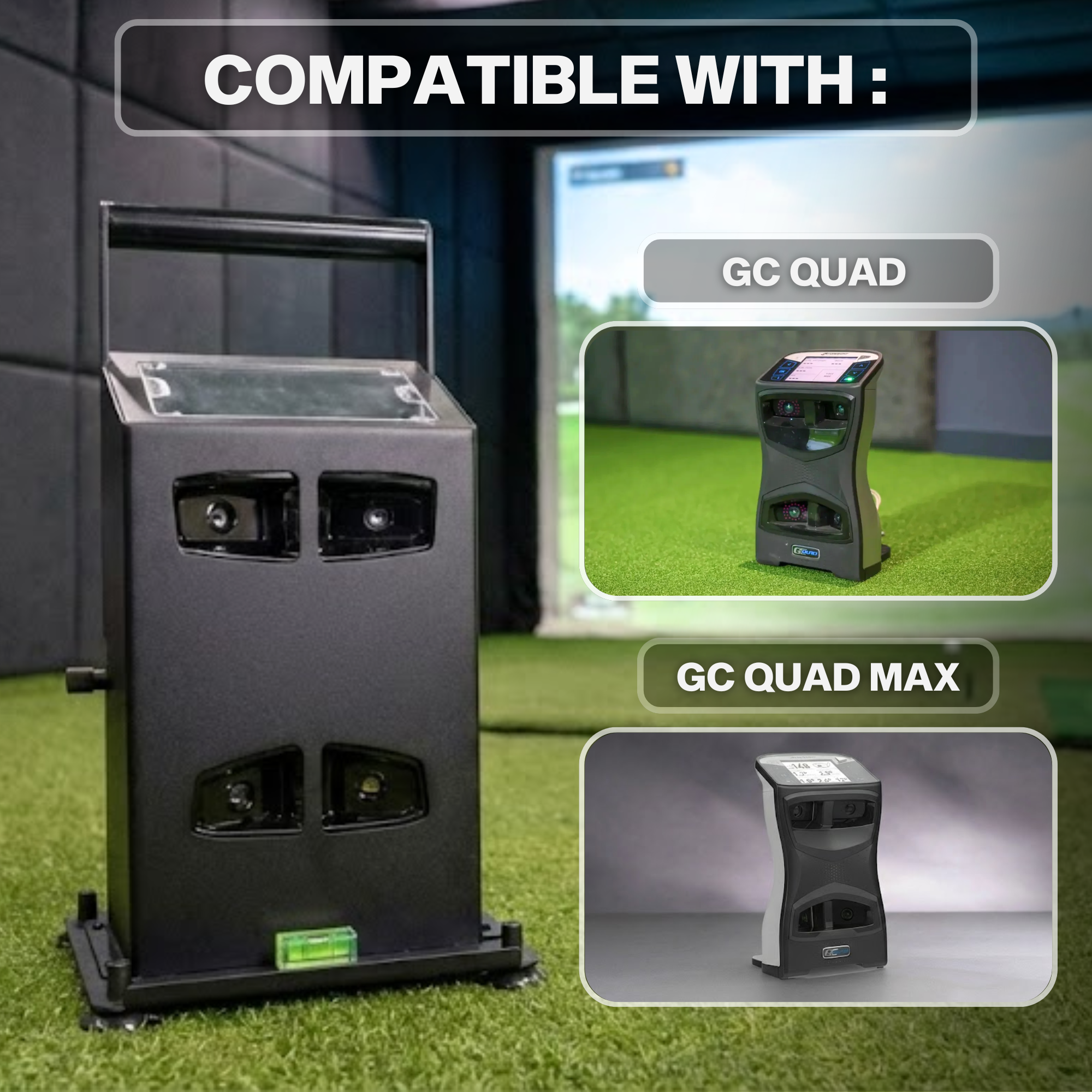 GCQuad Launch Monitor Protective Case