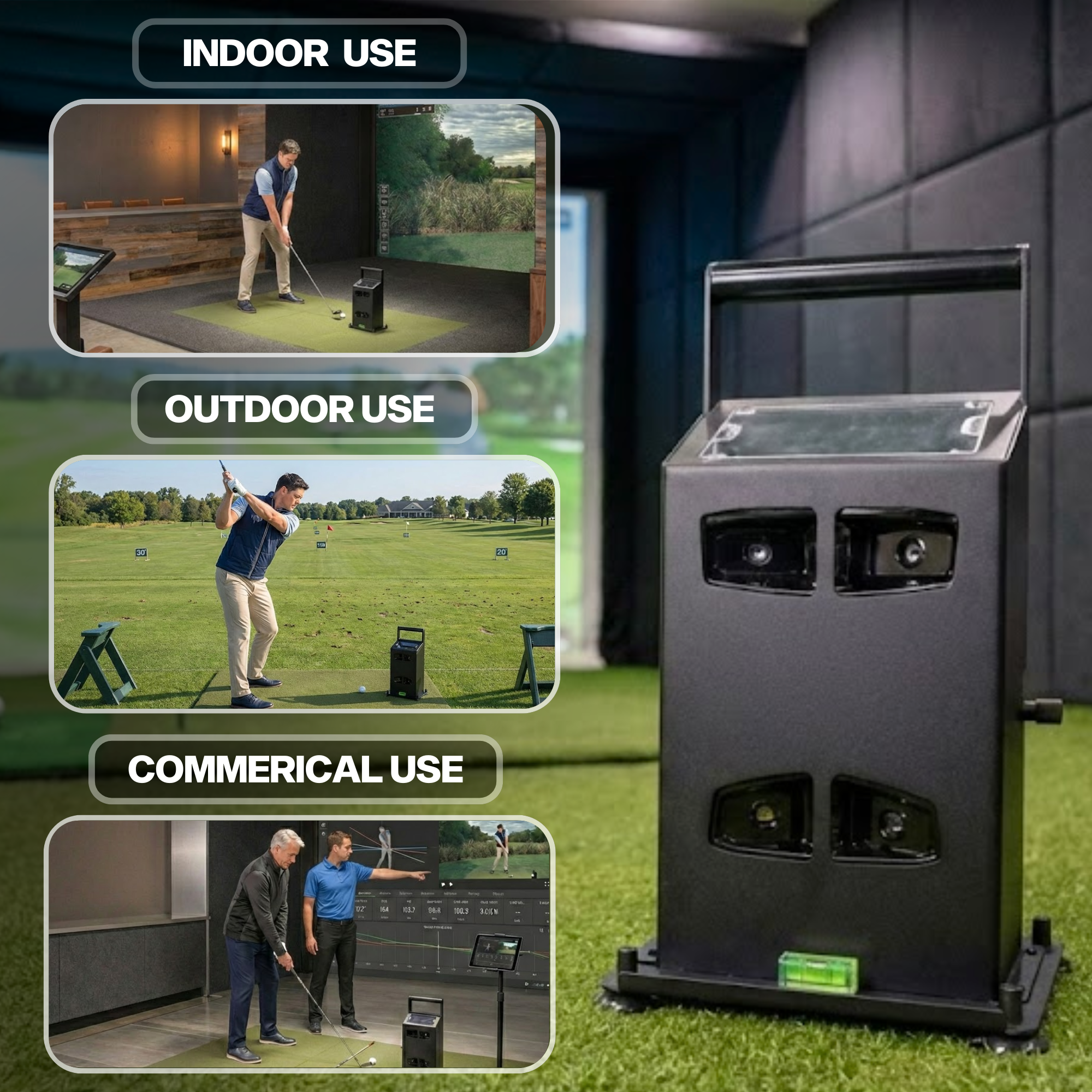 GCQuad Launch Monitor Protective Case