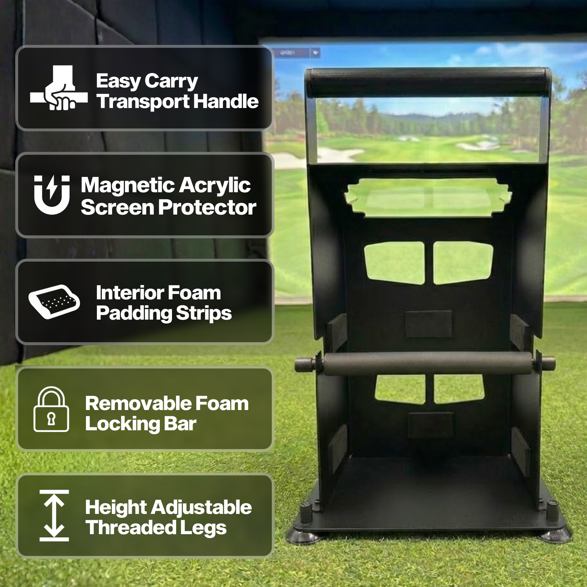 GCQuad Launch Monitor Protective Case