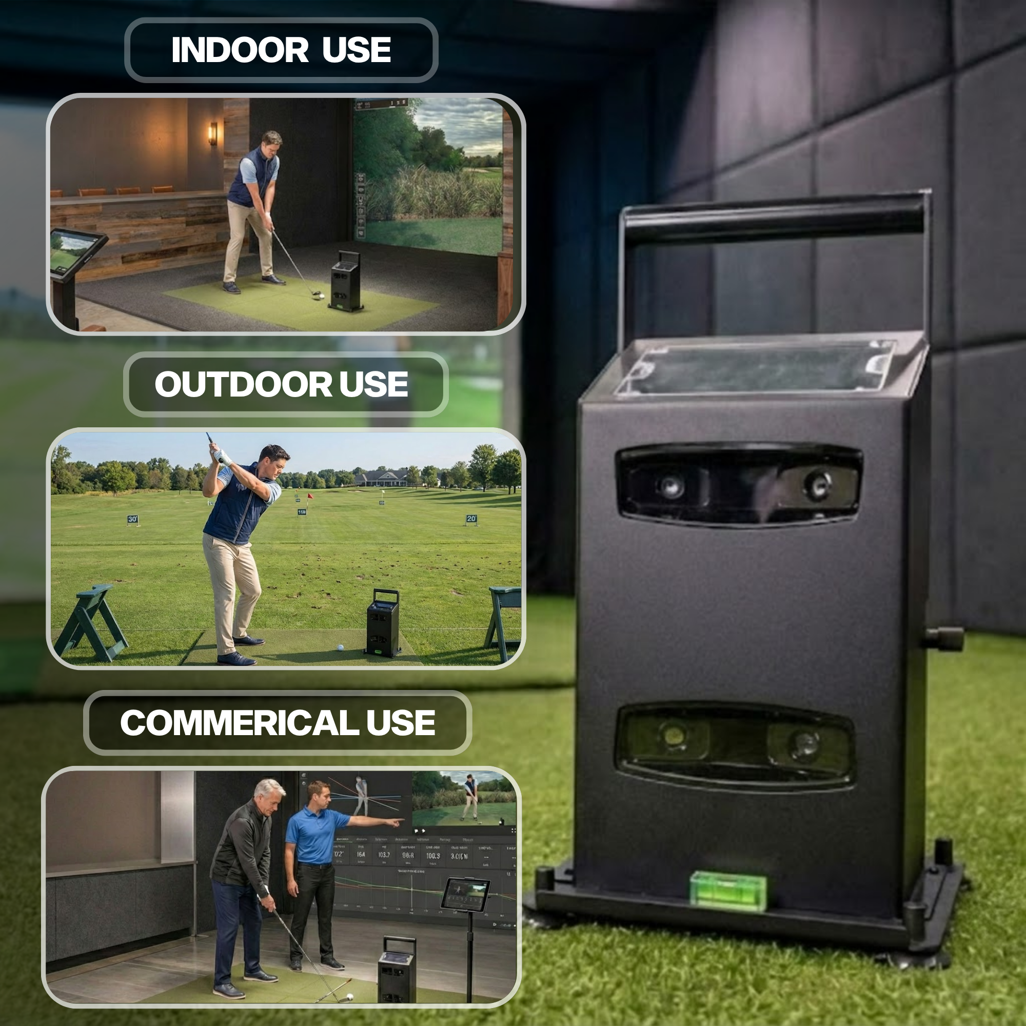 GCQuad Launch Monitor Protective Case