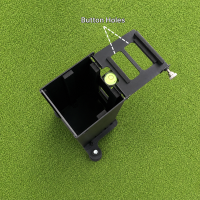 Square Golf Launch Monitor Metal Case