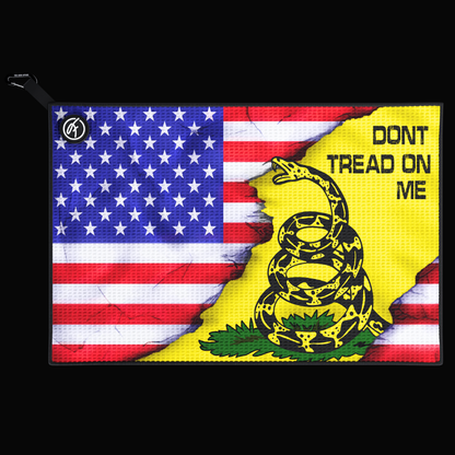 FLAG MAGNETIC GOLF TOWELS