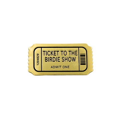 Birdie Show Ball Marker showcasing sleek metallic finish and durable cast metal design.