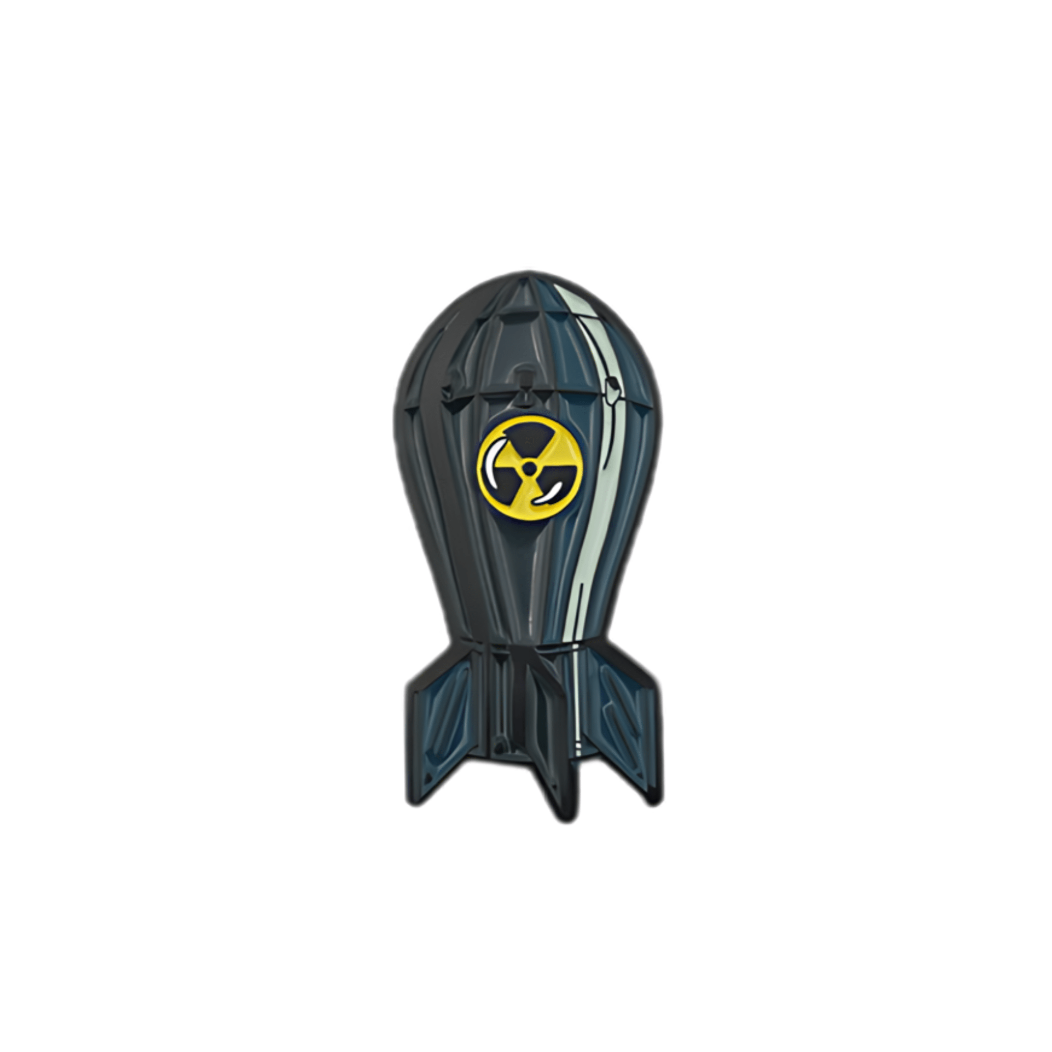 Bombs Away Ball Marker showcasing sleek metallic finish and durable cast metal design.