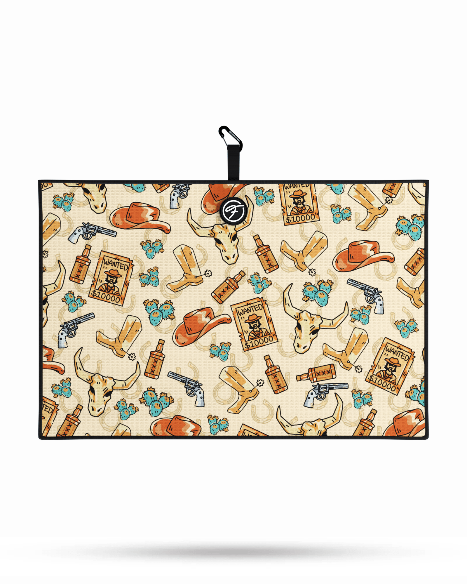 COWBOY MAGNETIC GOLF TOWEL