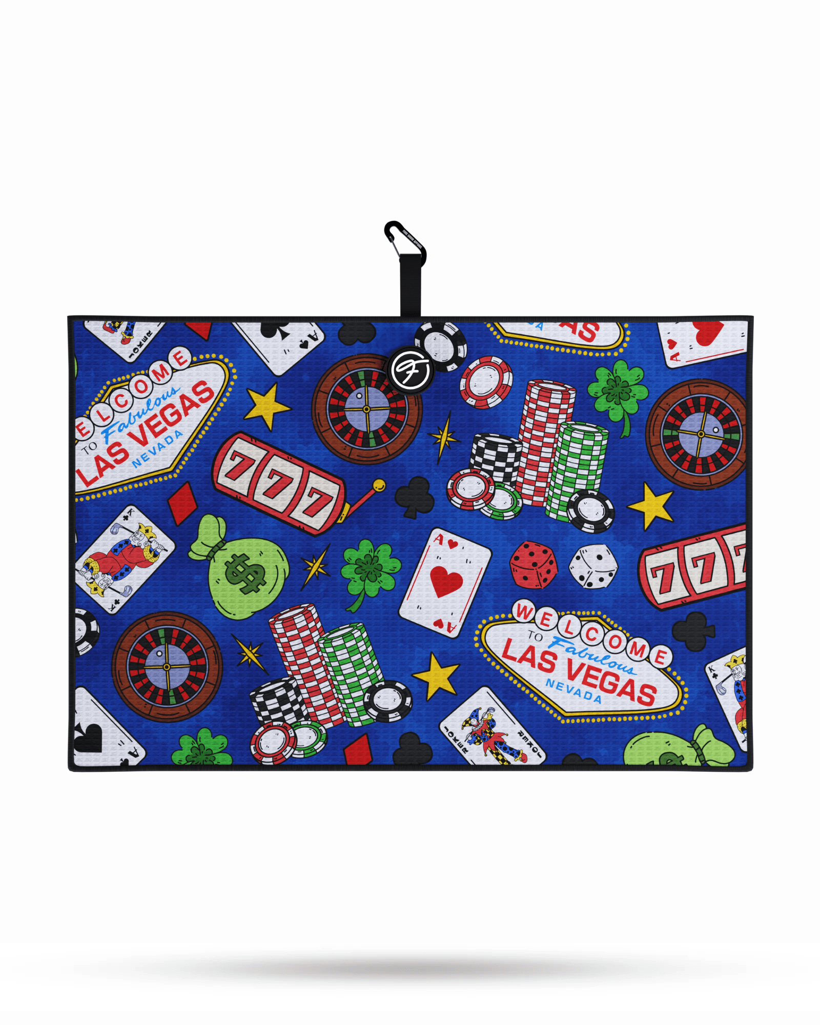 VEGAS MAGNETIC GOLF TOWEL