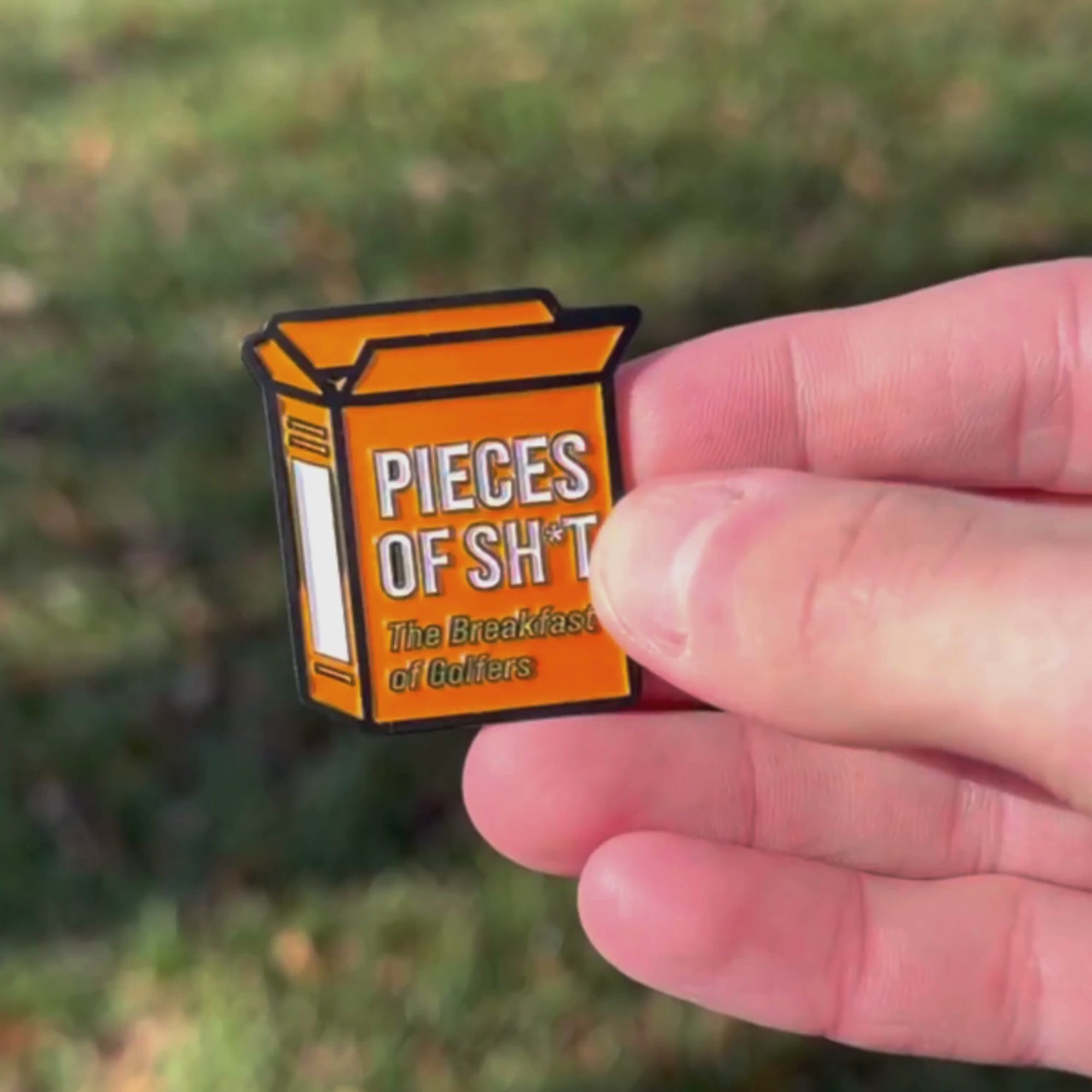 Load video: PIECES OF SH*T BALL MARKER